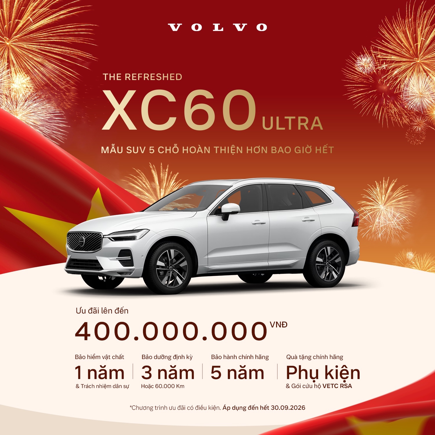 XC60 Ultra 2026 giảm 400 triệu