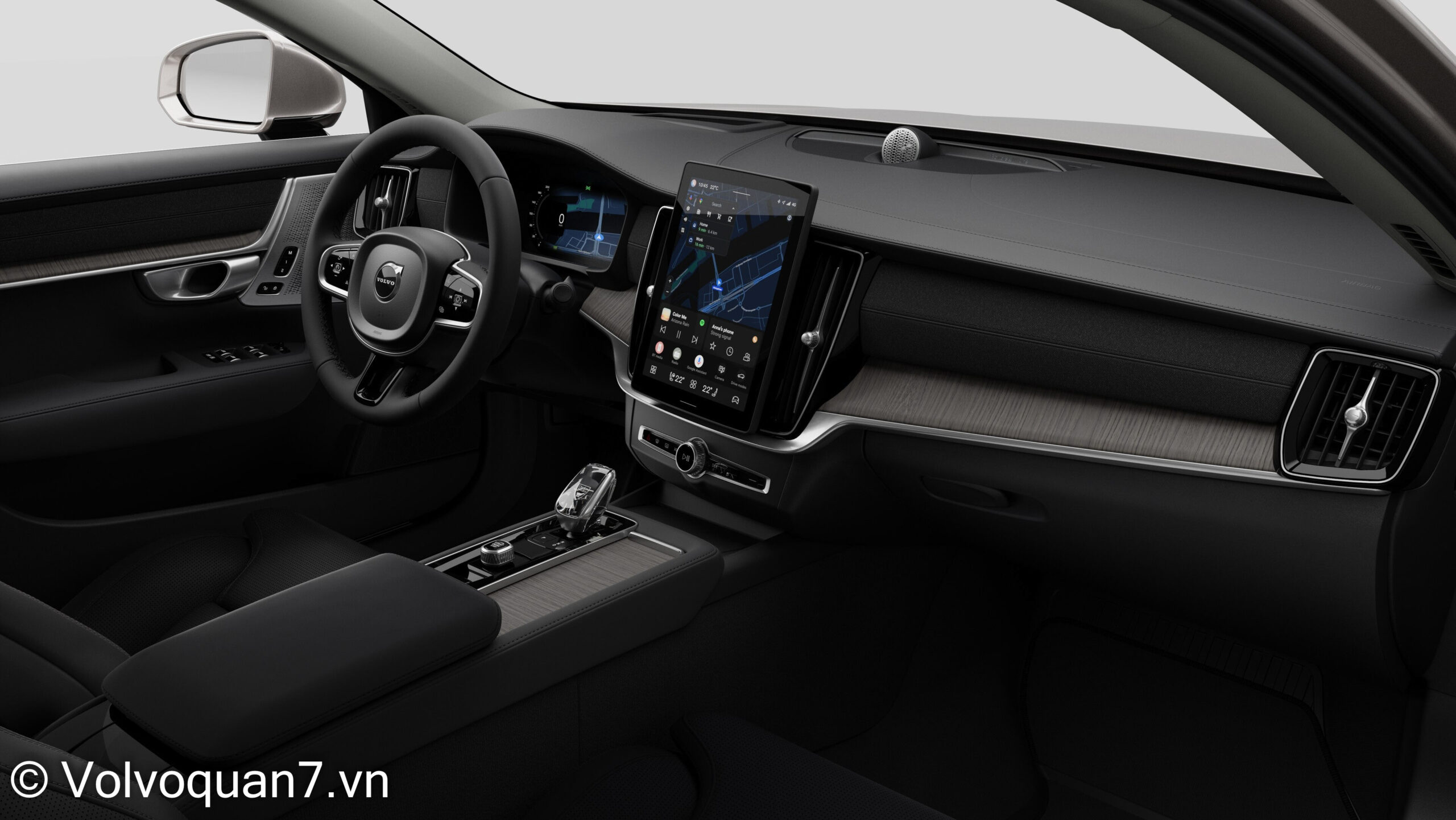 S90 Plug-in Hybrid Da nappa thoáng khí, màu than chì với nội thất màu than chì